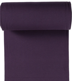 Bündchen "aubergine"