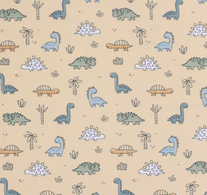 Jersey Dinosaurier "beige"