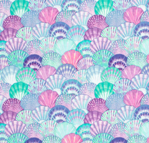 Swimwear Jersey Muscheln "blau"