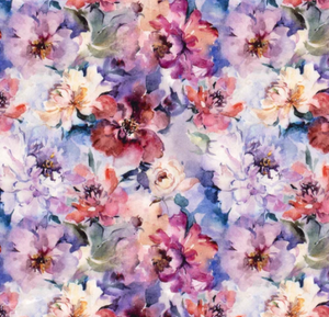 Sportswear Jersey Blumen "rosa"