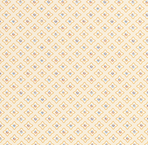Popeline abstrakt "orange"