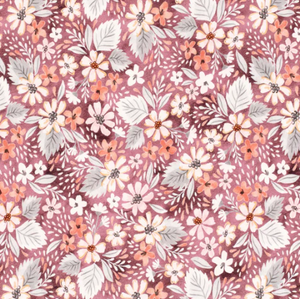 Sweat Blumen "altrosa"