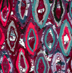 Viskose Popeline abstrakt "fuchsia"