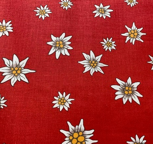 Baumwolle Edelweiss "rot"