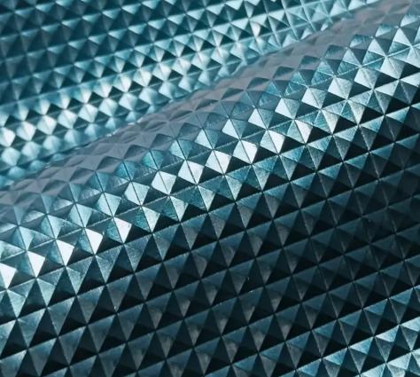 Lederimitat Pyramide "petrol"