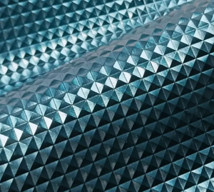 Lederimitat Pyramide "petrol"