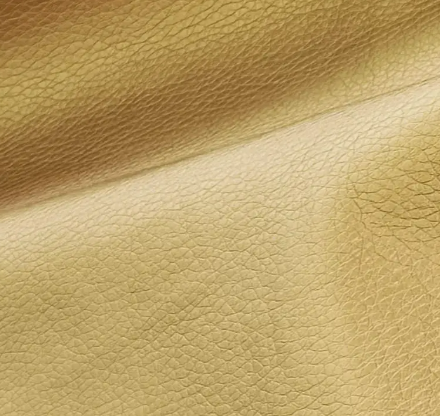 Lederimitat Metallic "gold"