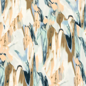 Viskose Jersey abstrakt "taupe-grau"