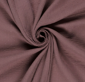 Musselin Punkte "mauve"