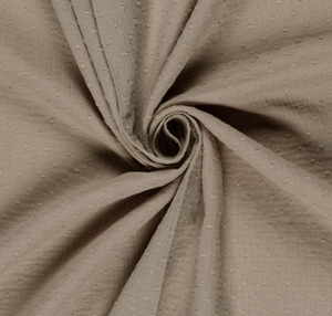 Musselin Punkte "beige"