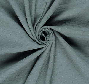 Musselin Punkte "indigoblau"