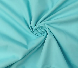 Popeline uni "aqua"