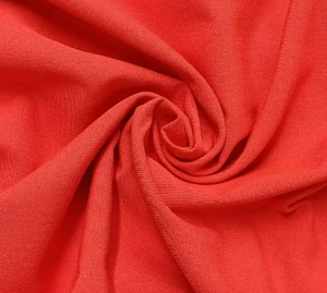 Popeline uni "rot"