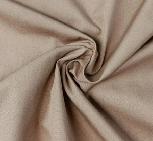 Popeline uni "beige"