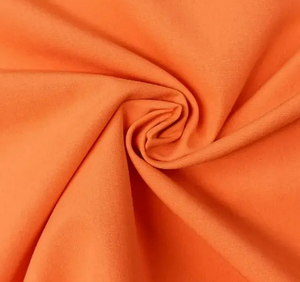 Popeline uni "orange"