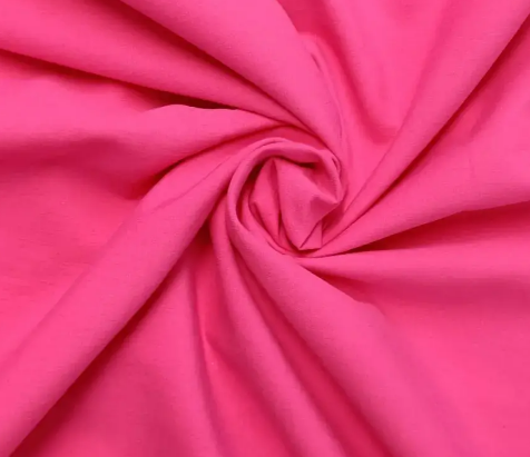 Popeline uni "pink"