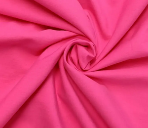 Popeline uni "pink"