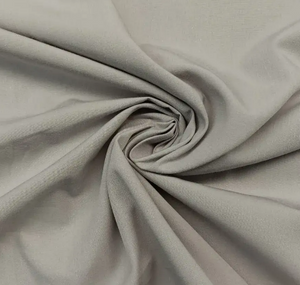 Popeline uni "taupe"
