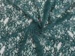 dunkel-gruener-chenille-spitzen-stoff-uni-stoffparadies-lyss