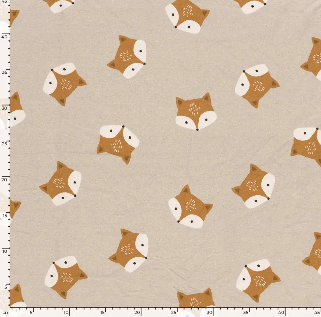 fuechse-french-terry-beige-stoffe-stoffparadies