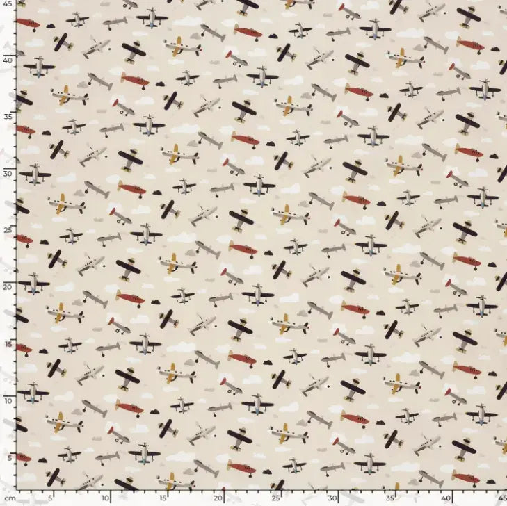 Flugzeuge-beige-popeline-baumwolle-druck-stoff-stoffpradies-lyss