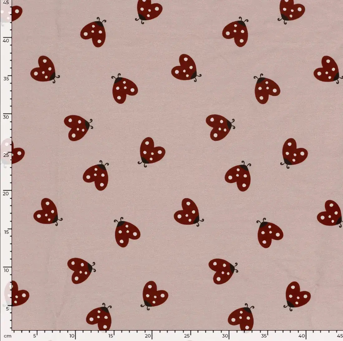 rosa-roter-french-terry-digital-druck-marienkäfer-stoff-stoffparadies-lyss