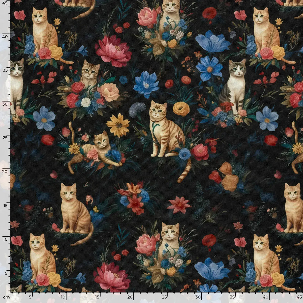 katzen-schwarz-panama-stoff-stoffparadies